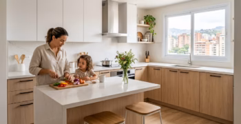Cocinas modernas pequeñas y sencillas: cómo diseñarlas bien.