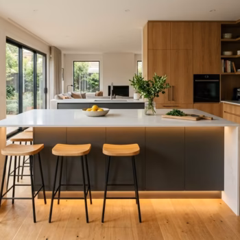 Planifica y diseña cocinas modernas con isla para tu hogar