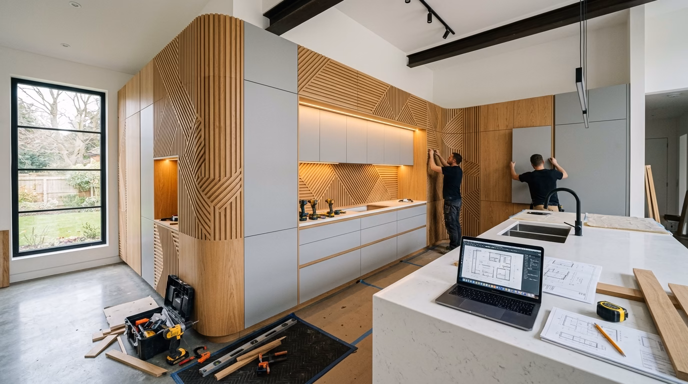 Diseño paramétrico – cocinas, optimiza cada milímetro en tu hogar